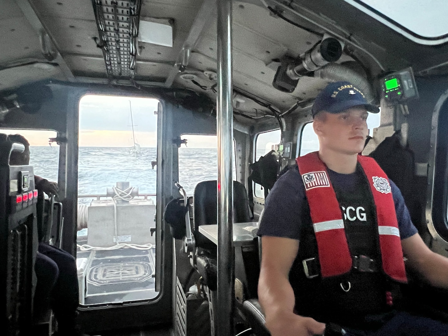 Coast Guard assists 3 aboard disabled sailing vessel off Vilano Beach