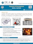 front page of Metal Casting brochure