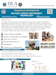 front page of Military Unique Sustainment Technology brochure