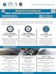 front page of Small Business Innovation Programs brochure