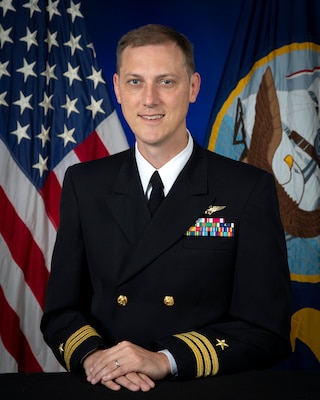Portrait of Navy Officer Commander Keith Yull