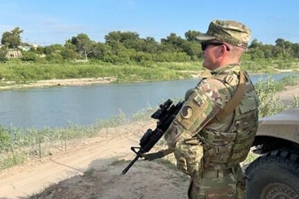 VNG Soldiers and Airmen complete first two weeks supporting Operation Lone Star in Texas