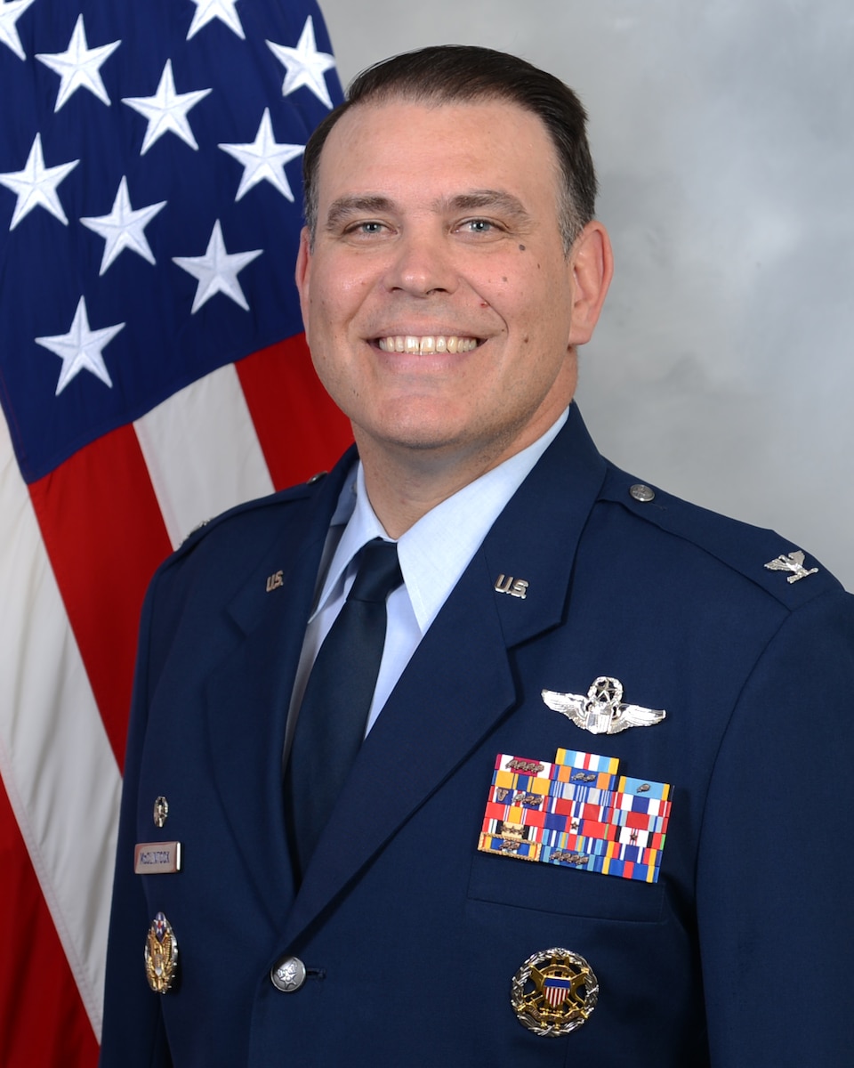 U.S. Air Force Col. Patrick McClintock, 62d Operations Group commander.