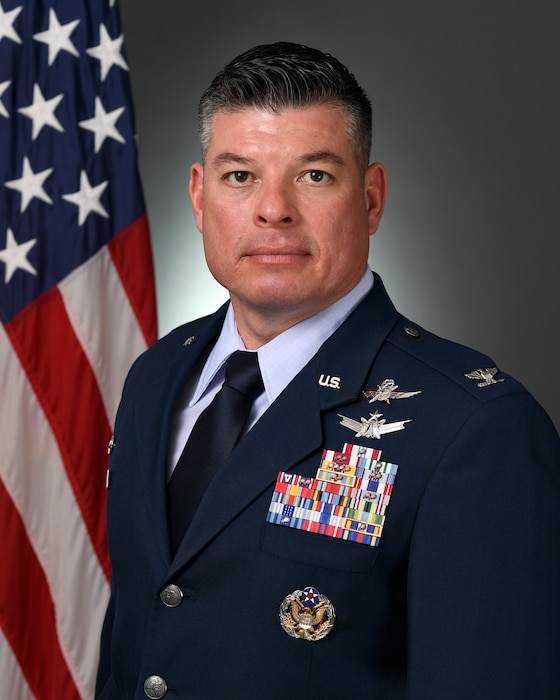 Col Adolph Rodriguez Bio (U.S. Air Force photo by Staff Sgt. Chad Trujillo)