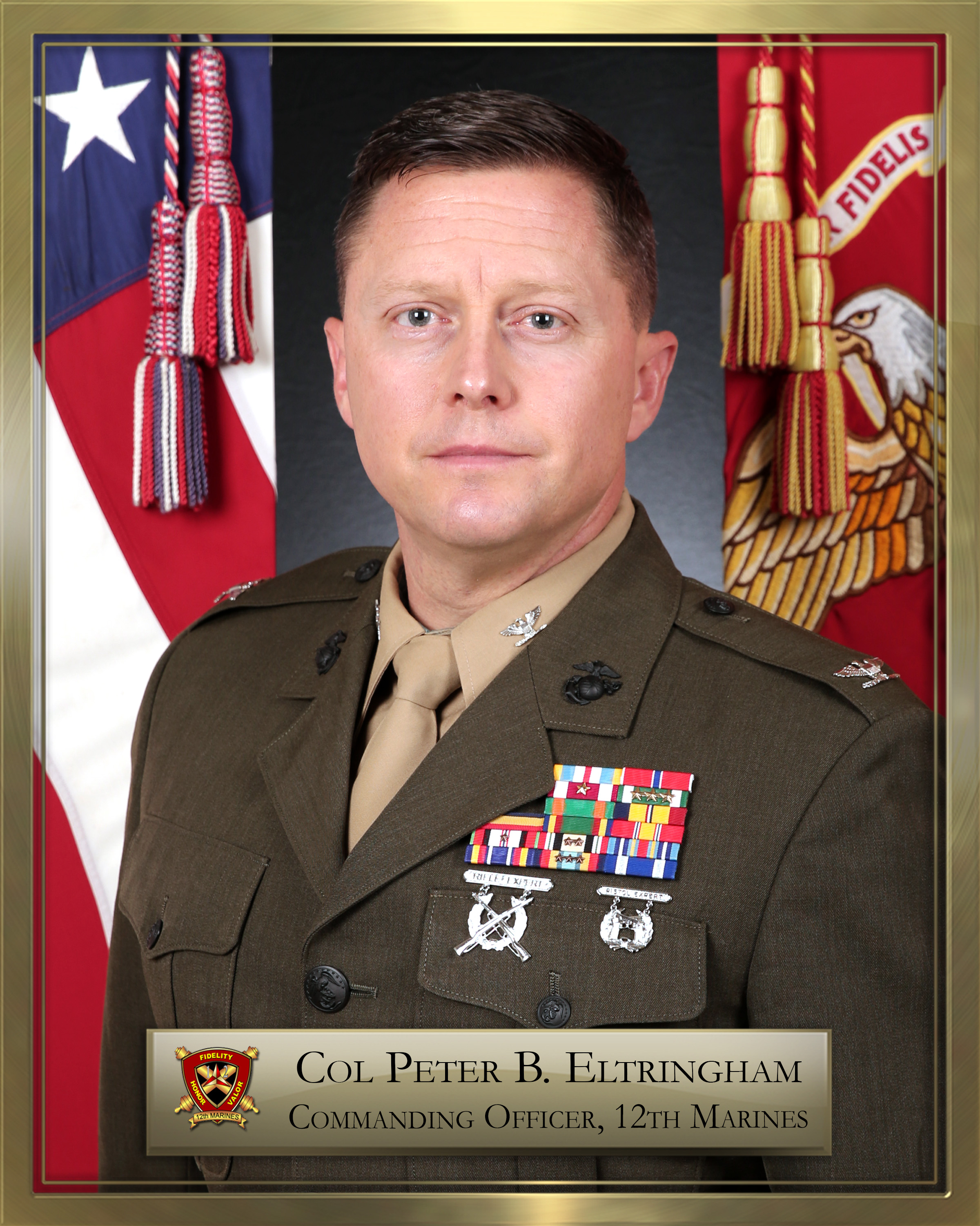 Colonel Peter B. Eltringham > 3rd Marine Division > Leaders