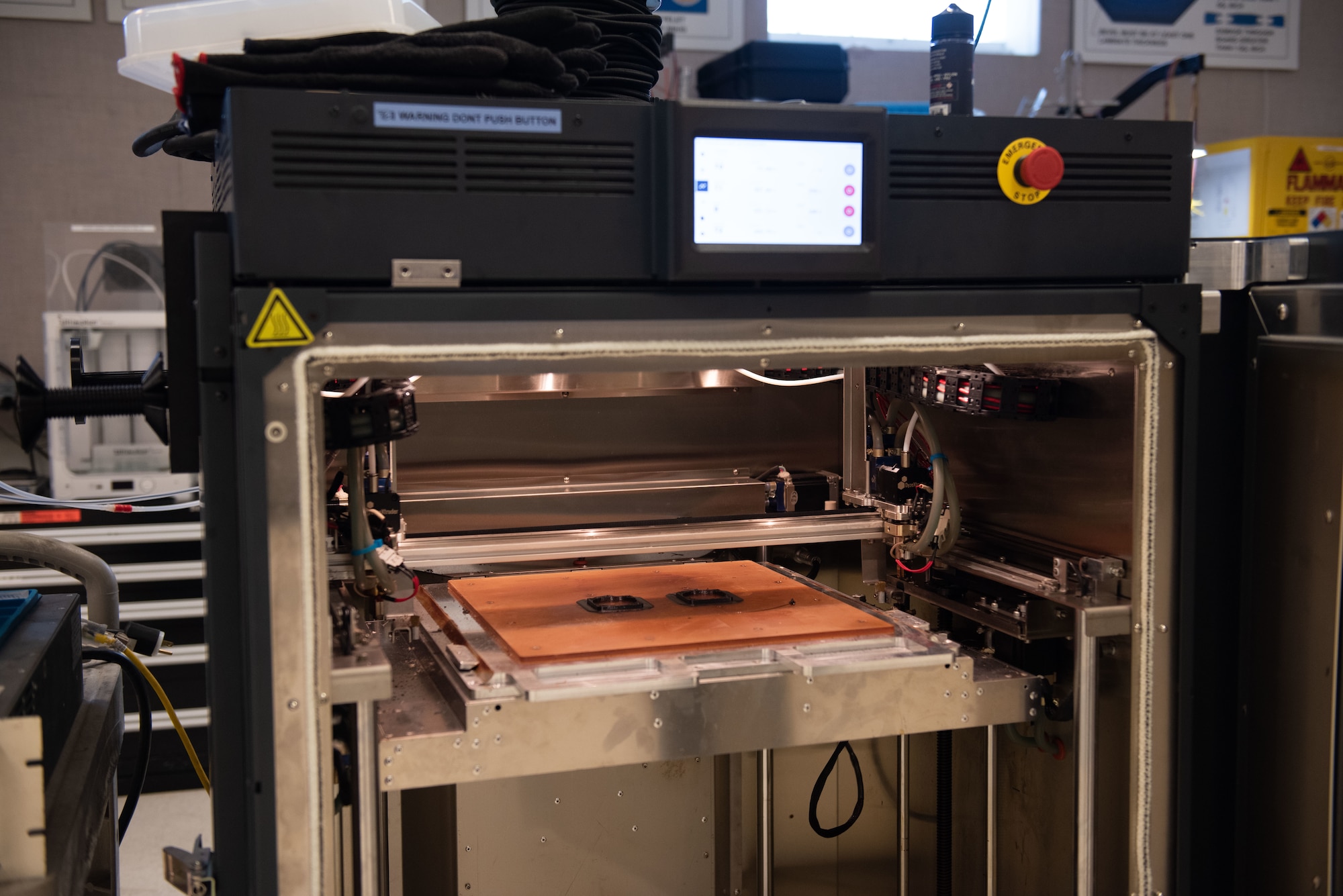3D printer manufactures component.