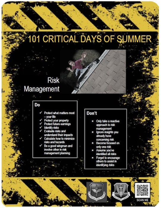 Graphic of 101 Critical Days of Summer Weekly Messaging - Volume 9: Risk Management
