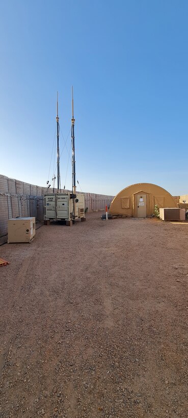 A JCREW mounted system attached to a MRAP All-Terrain Vehicle (MATV) at Air Base 201 in Agadez, Niger in March of 2023