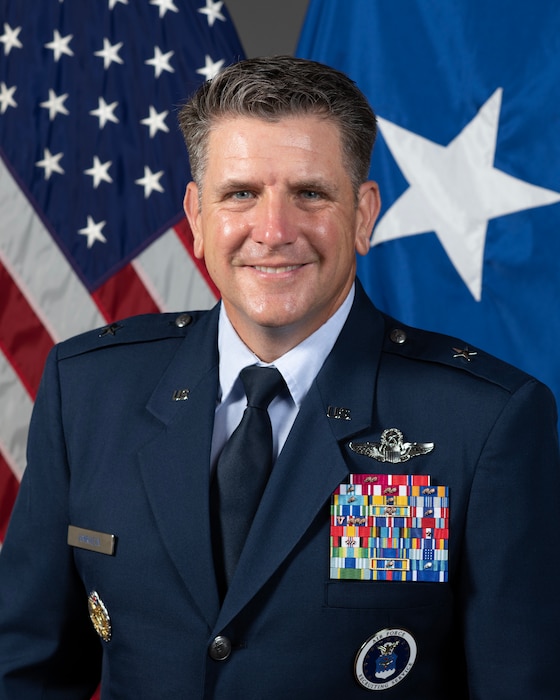 This is the official portrait of Brig. Gen. Christopher R. Amrhein.