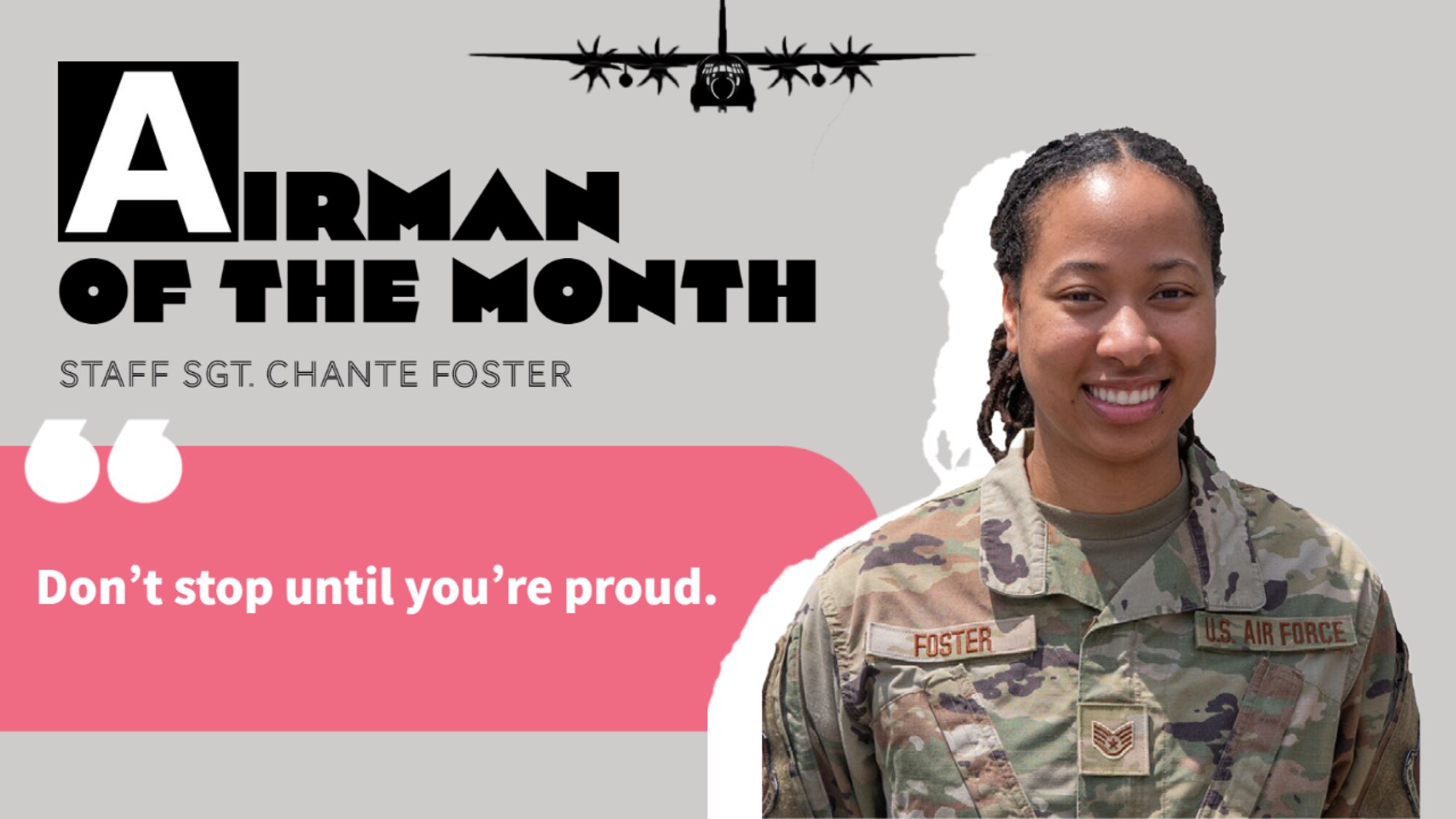 A graphic image of an Airman.