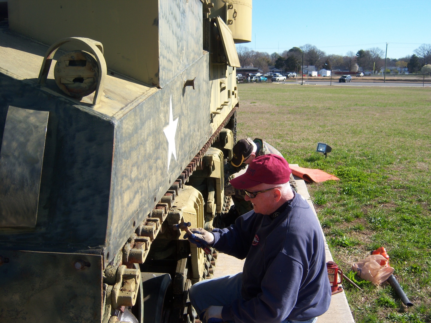 Volunteers restore Korean War-era M7B2 ‘Priest’ at VNG headquarters