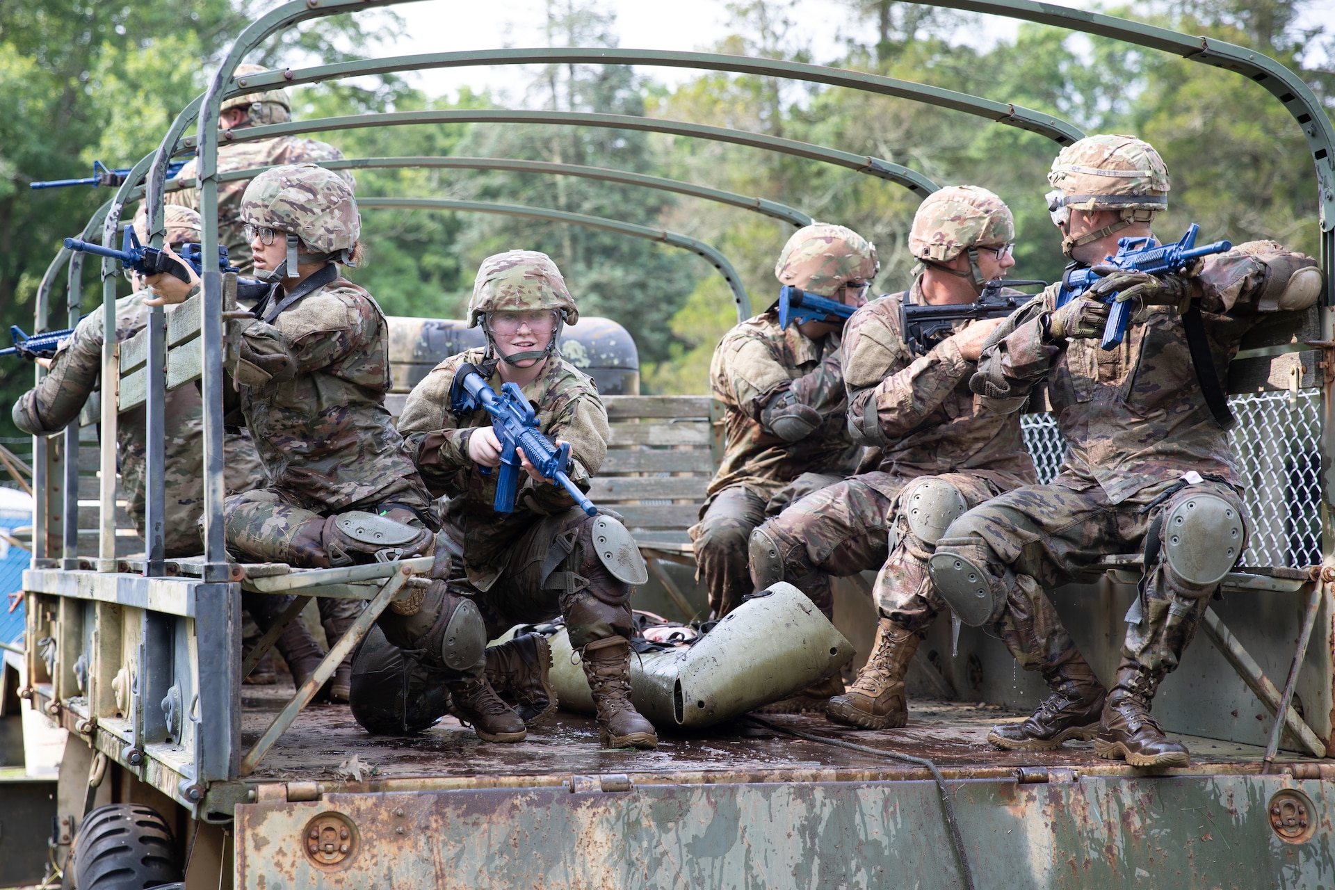 Army Reserve Soldiers push forward under stress