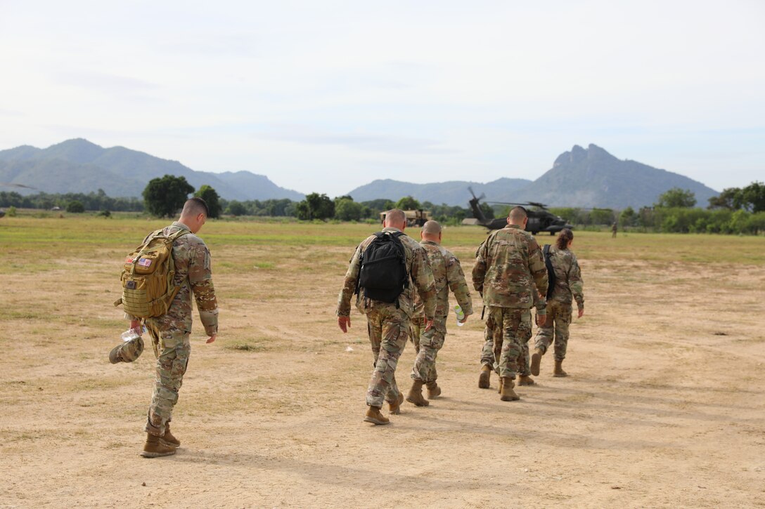 U.S. Army Reserve leadership visit at Exercise Hanuman Guardian 2023