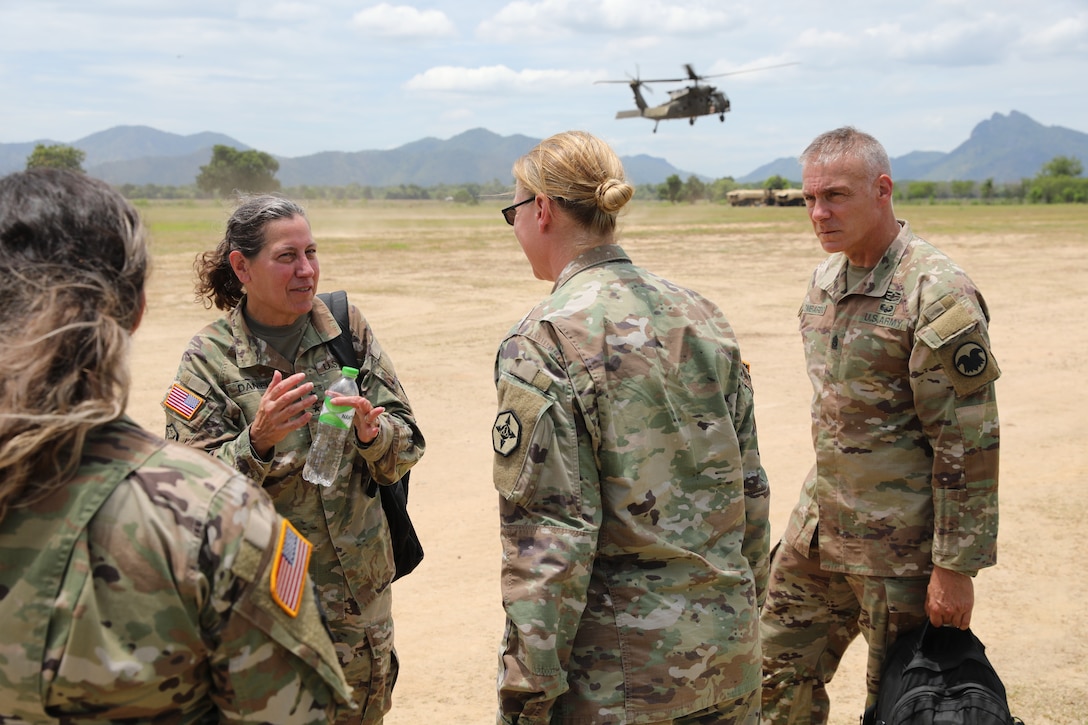 U.S. Army Reserve leadership visit at Exercise Hanuman Guardian 2023