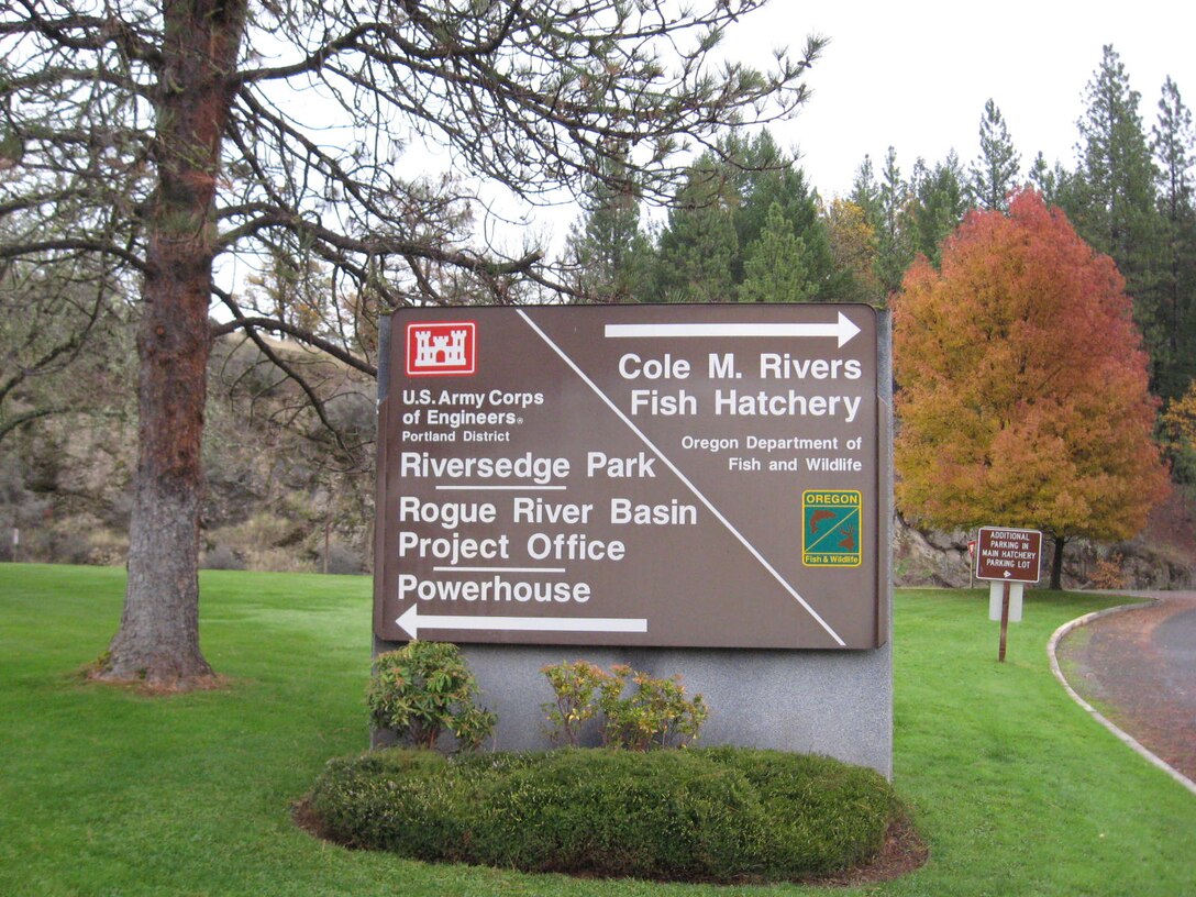 Picture of Cole Rivers Hatchery sign