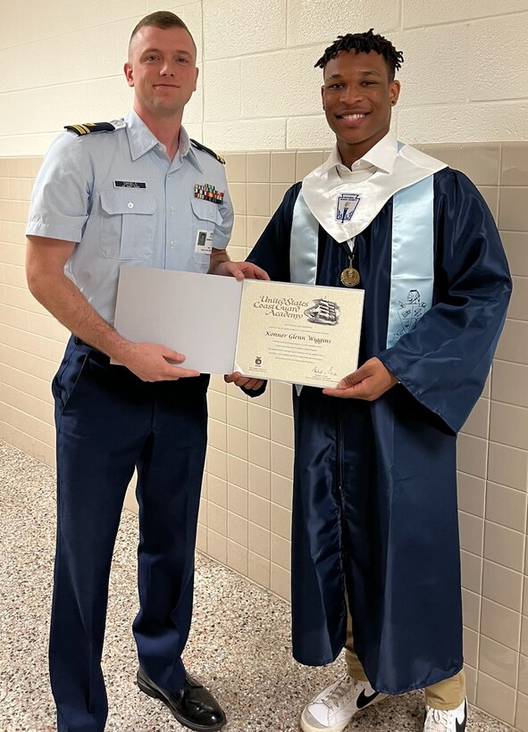 Recent ChalleNGe graduate pursues U.S. Coast Guard Scholars program, future appointment to Coast Guard Academy