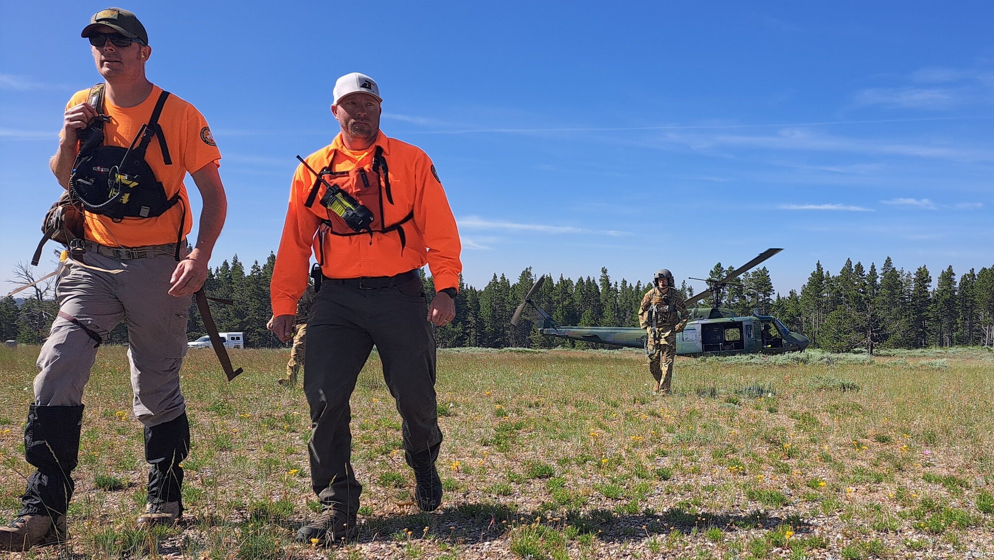 37 Helicopter Squadron search and rescue operation.