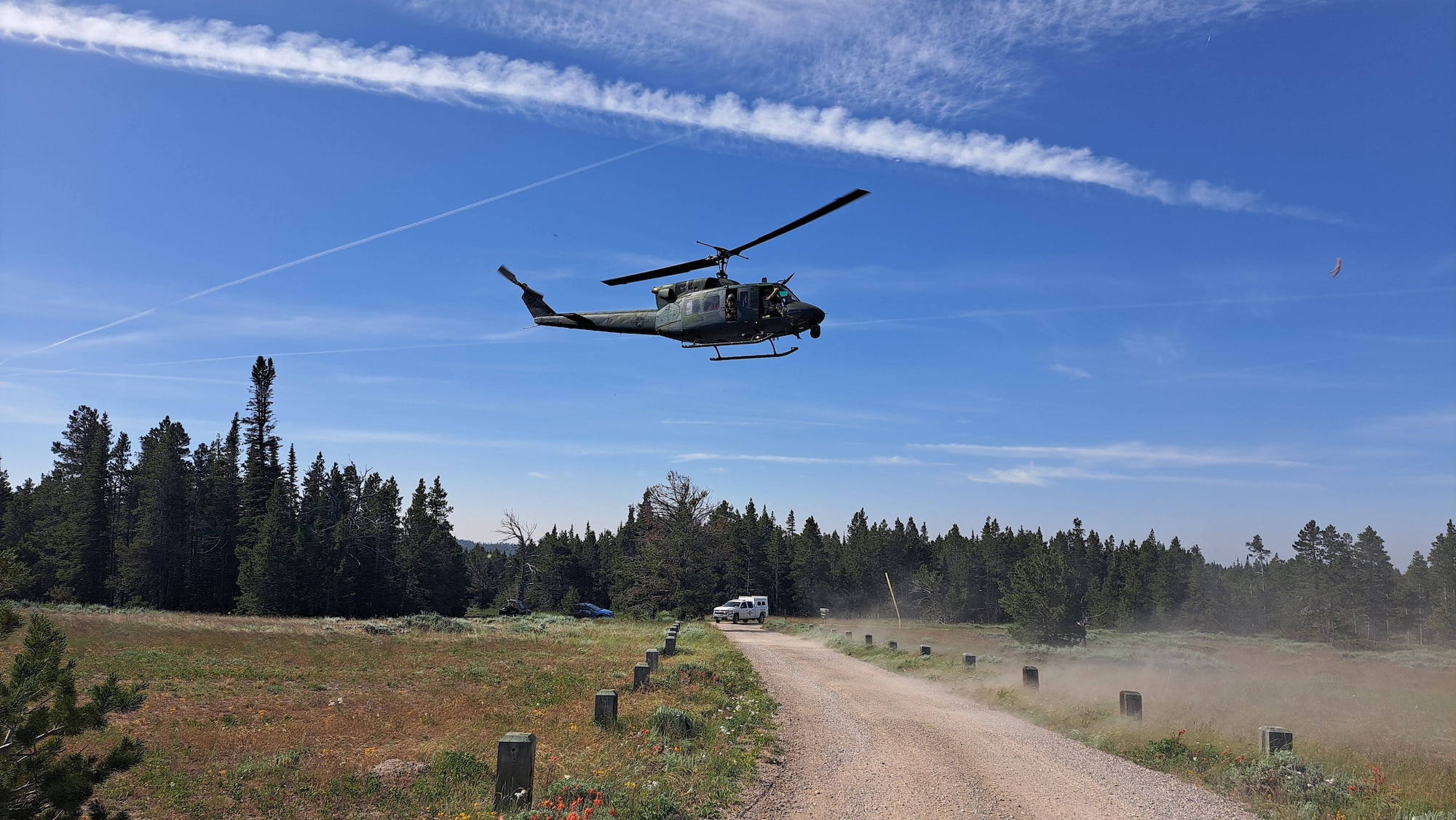 37 Helicopter Squadron search and rescue operation.