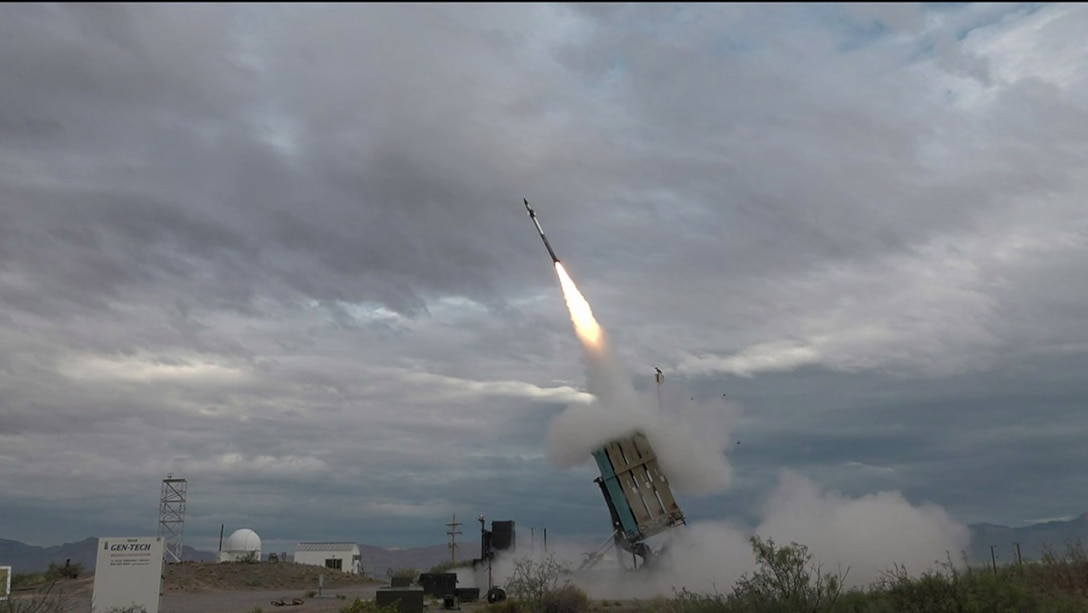 A BQM-177 is launched from the Marine Corps’ Medium Range Intercept Capability system