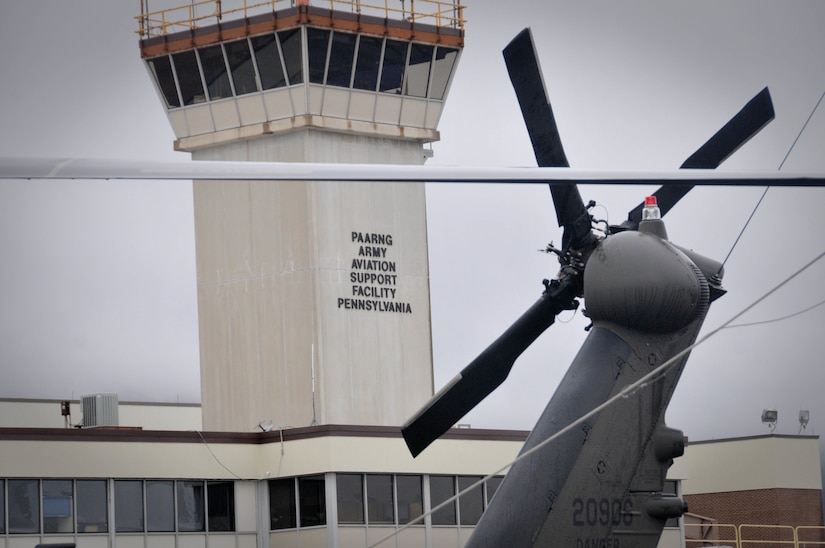 Muir Army Airfield, located at Fort Indiantown Gap, is the home of the 28th Expeditionary Combat Aviation Brigade. Muir AAF is named after Maj. Gen. Charles H. Muir, commander of the 28th Infantry Division during World War I.