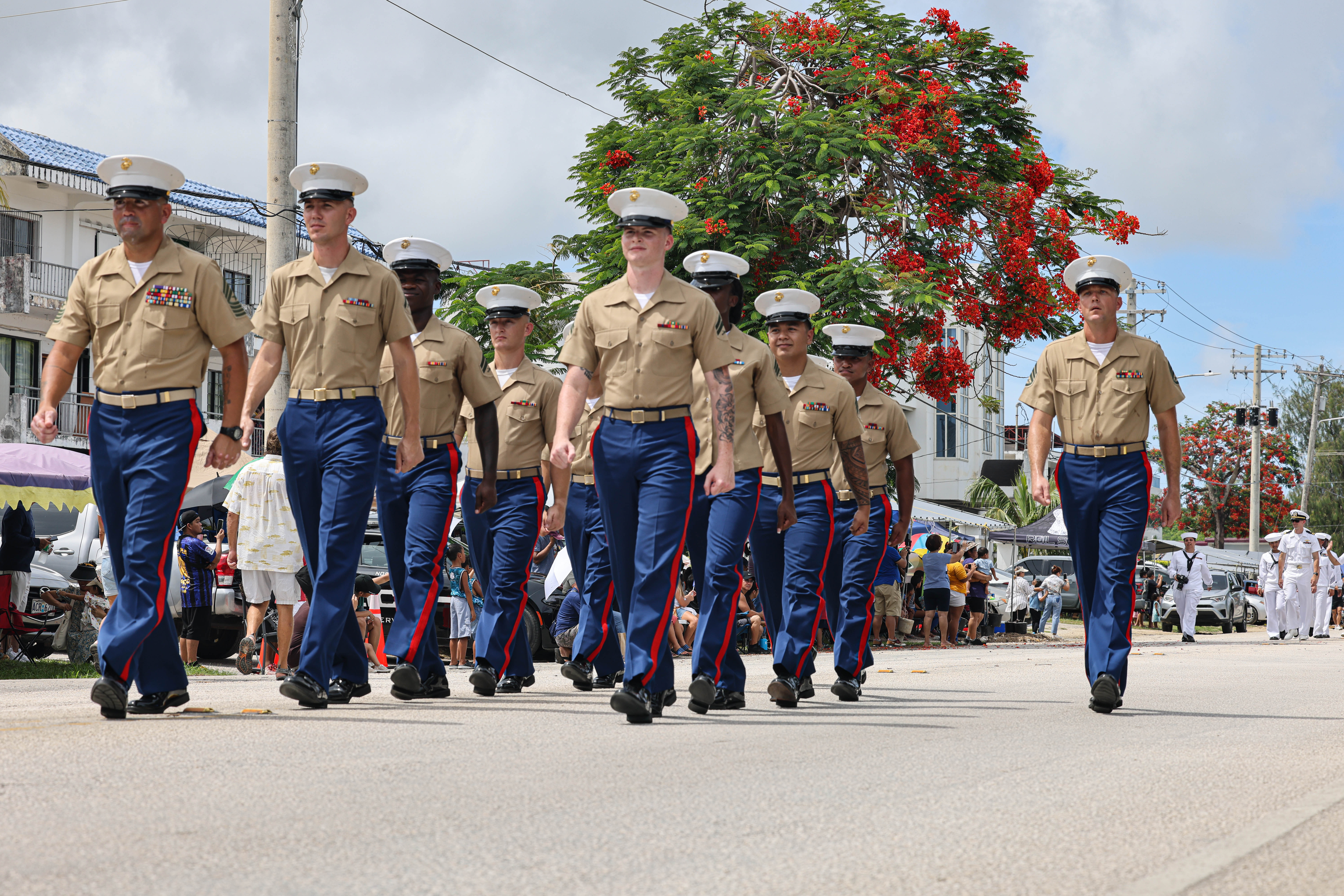 Photo of Marines in Parade