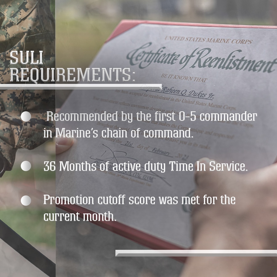 Corporals who have met the following requirements below are qualified for promotion to the rank of Sergeant without meeting the normal time in service requirements.