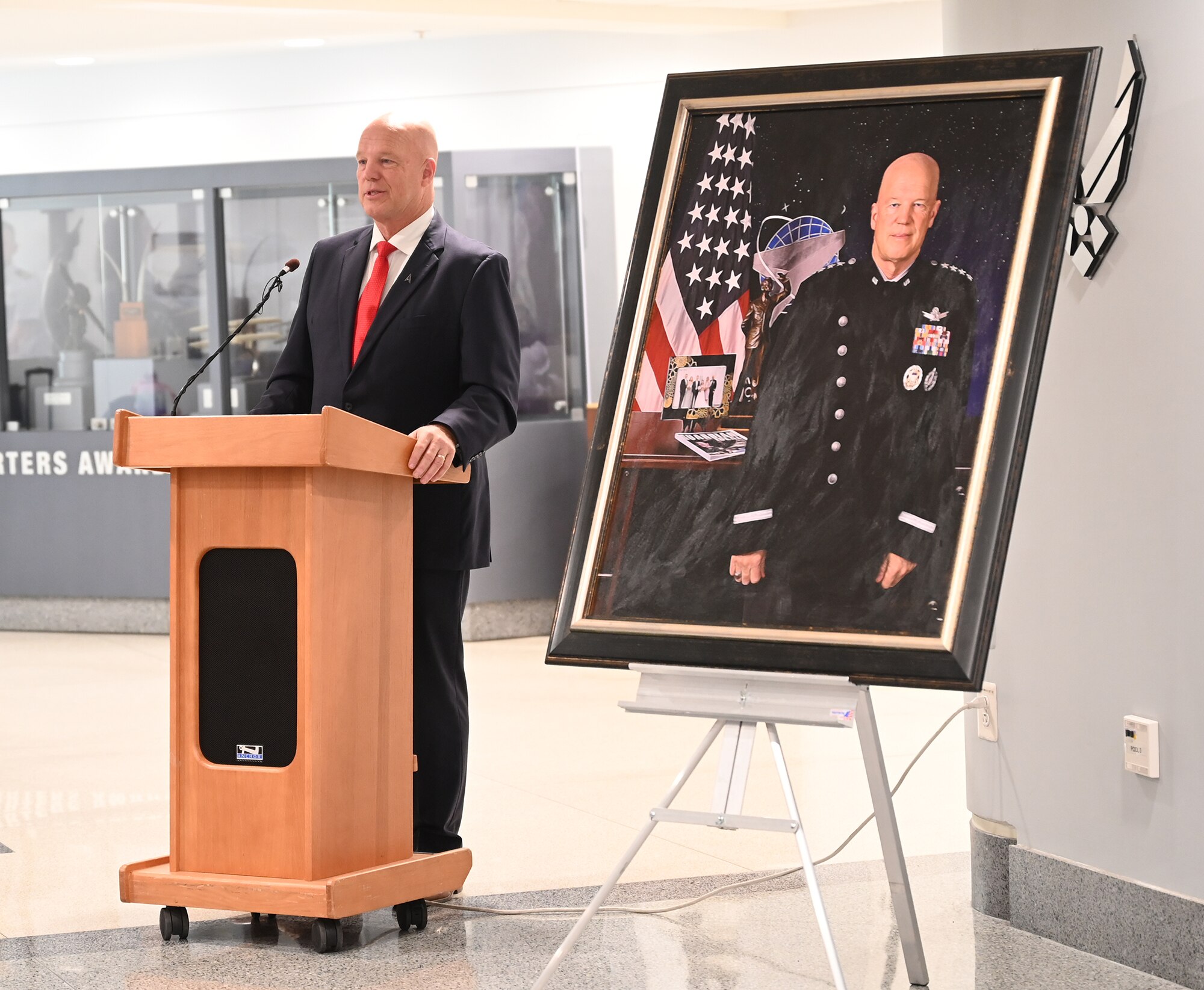 Secretary of the Air Force unveils historic first CSO portrait