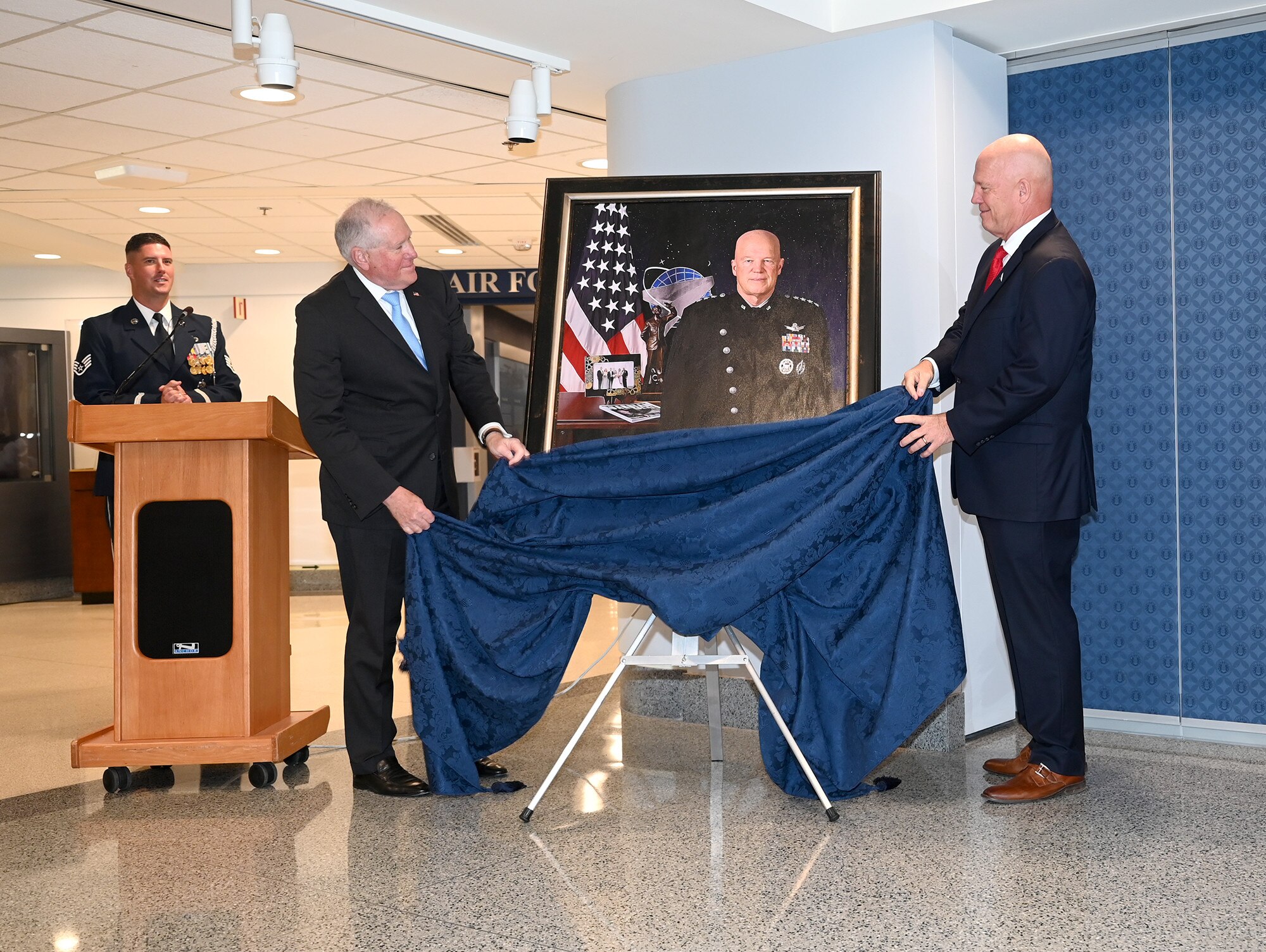 Secretary of the Air Force unveils historic first CSO portrait