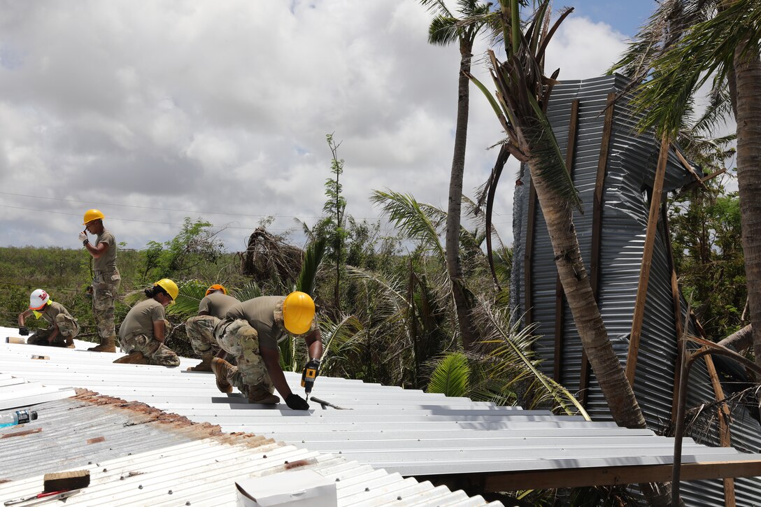 Task Force “RISEUP” helps rebuild in aftermath of Typhoon Mawar