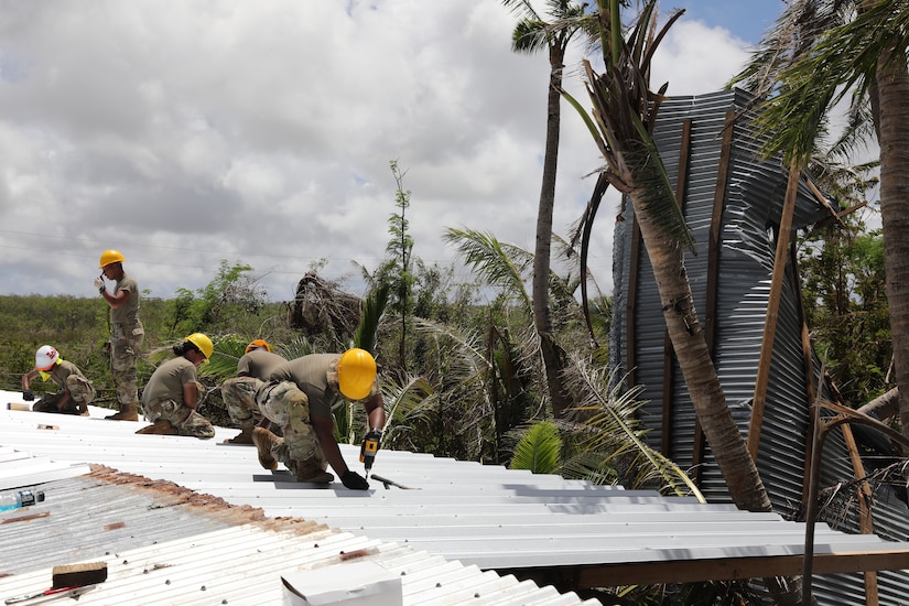 Task Force “RISEUP” helps rebuild in aftermath of Typhoon Mawar