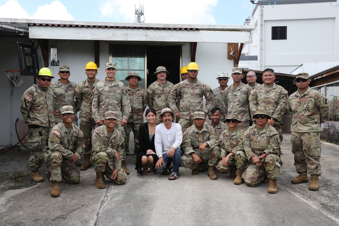 Task Force “Rise Up” helps rebuild in aftermath of Typhoon Mawar