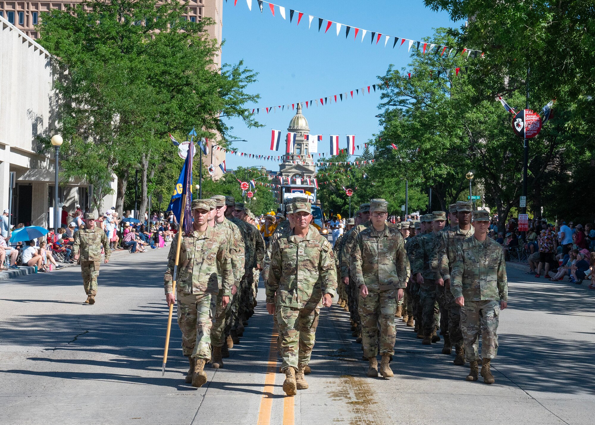 airmen marching