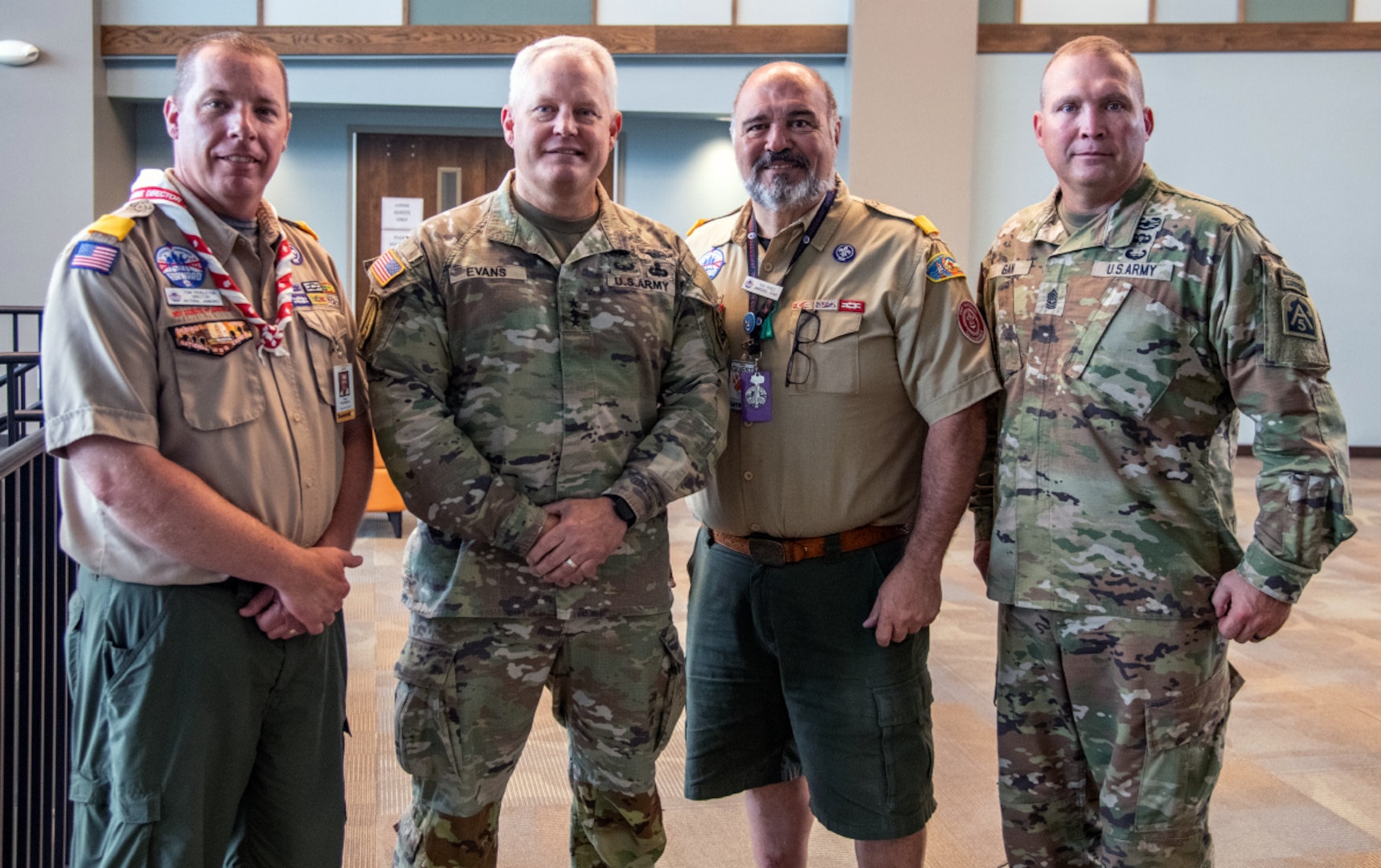 U.S. Army North commander visits 2023 National Jamboree