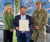 Former Northeast Tech Bridge director earns DON Meritorious Civilian Service Award