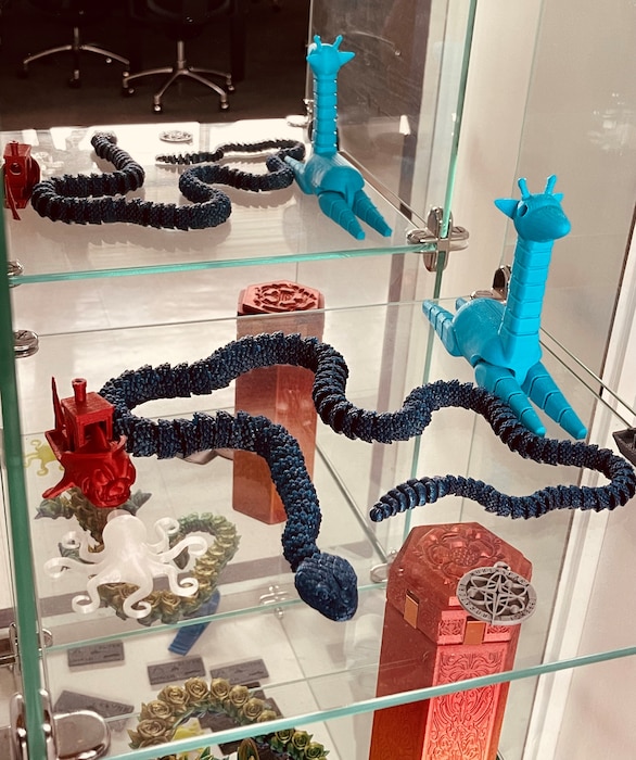 Multiple objects made using a 3-D printer