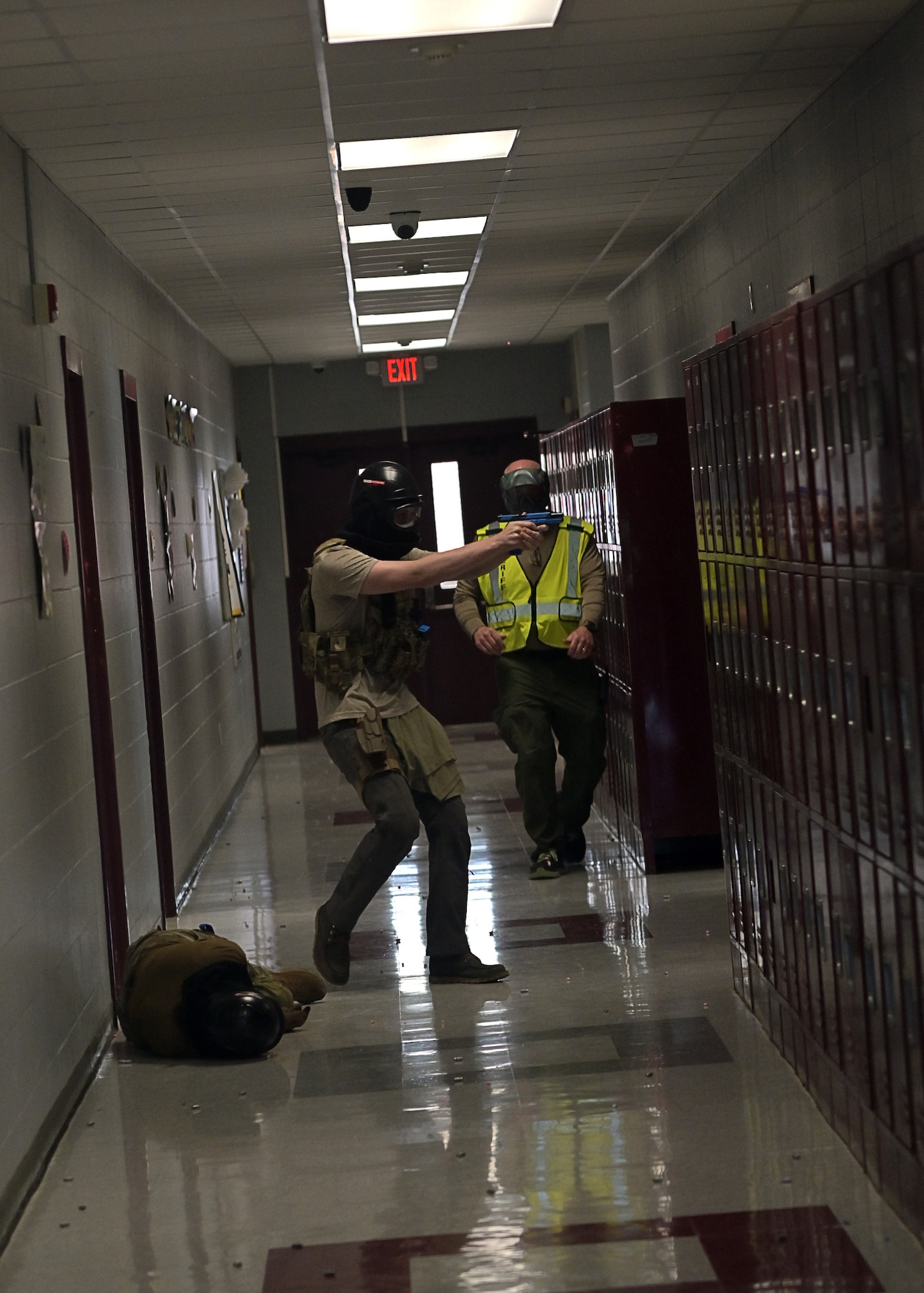 ALERRT participant engages simulated active shooter.