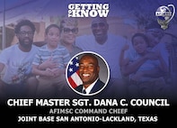 Getting to Know Chief Master Sgt. Dana C. Council