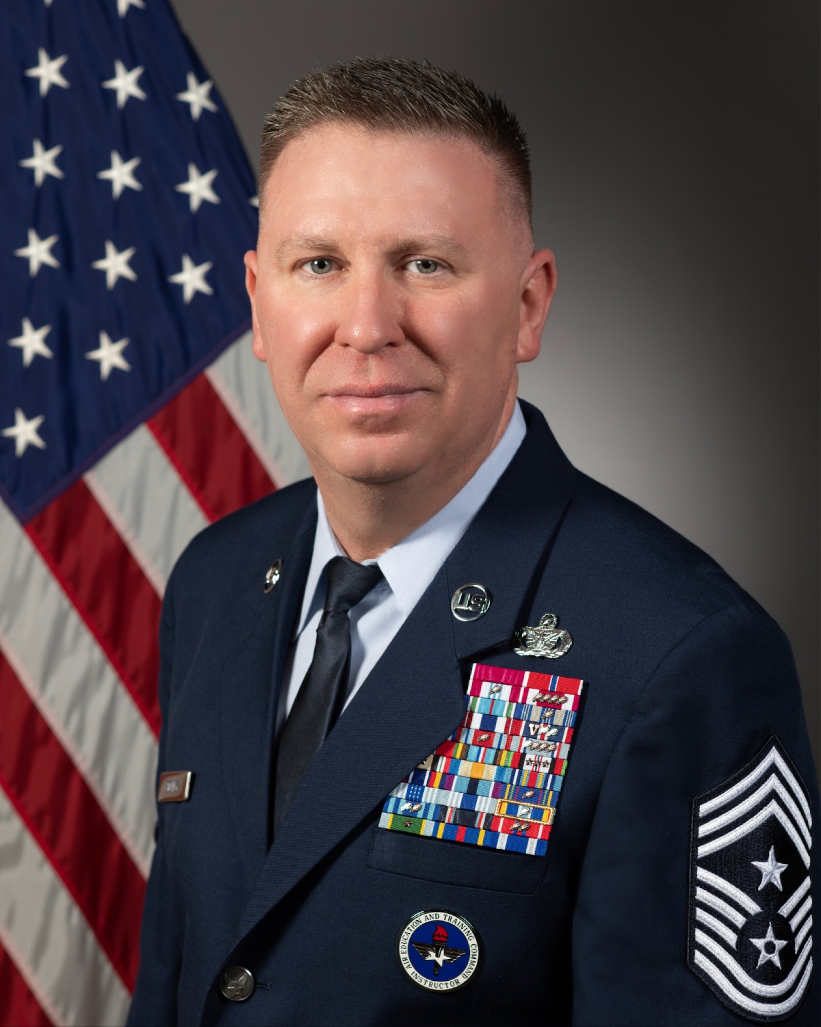 Chief Master Sgt. Chad Bickley official photo