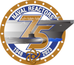 Naval Reactors 75th Anniversary logo