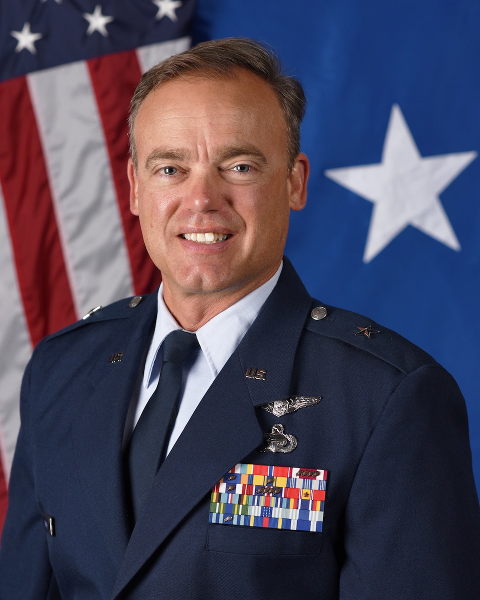 This is the official portrait of Brig. Gen. Aaron Drake.