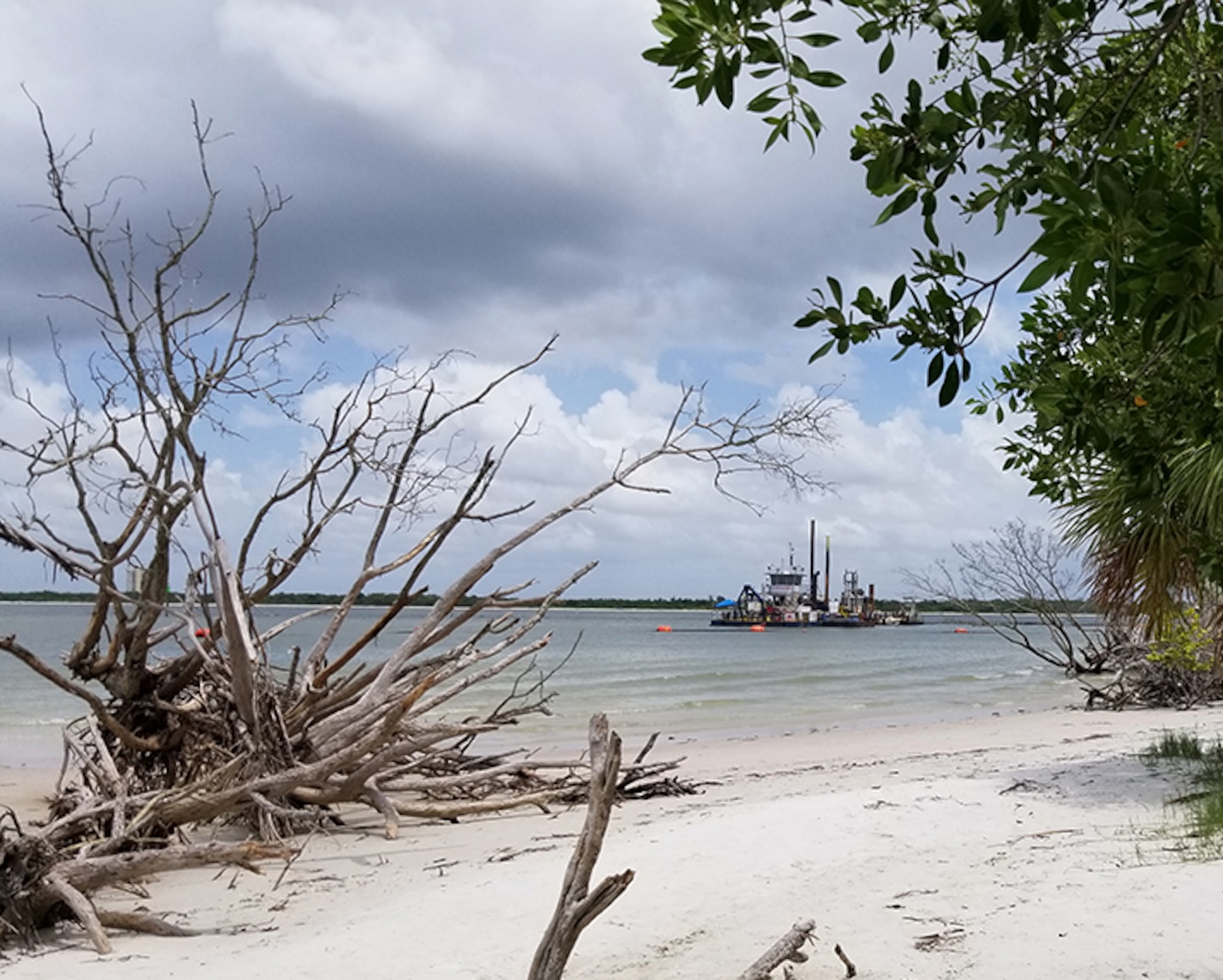 Dredging Matanzas Pass