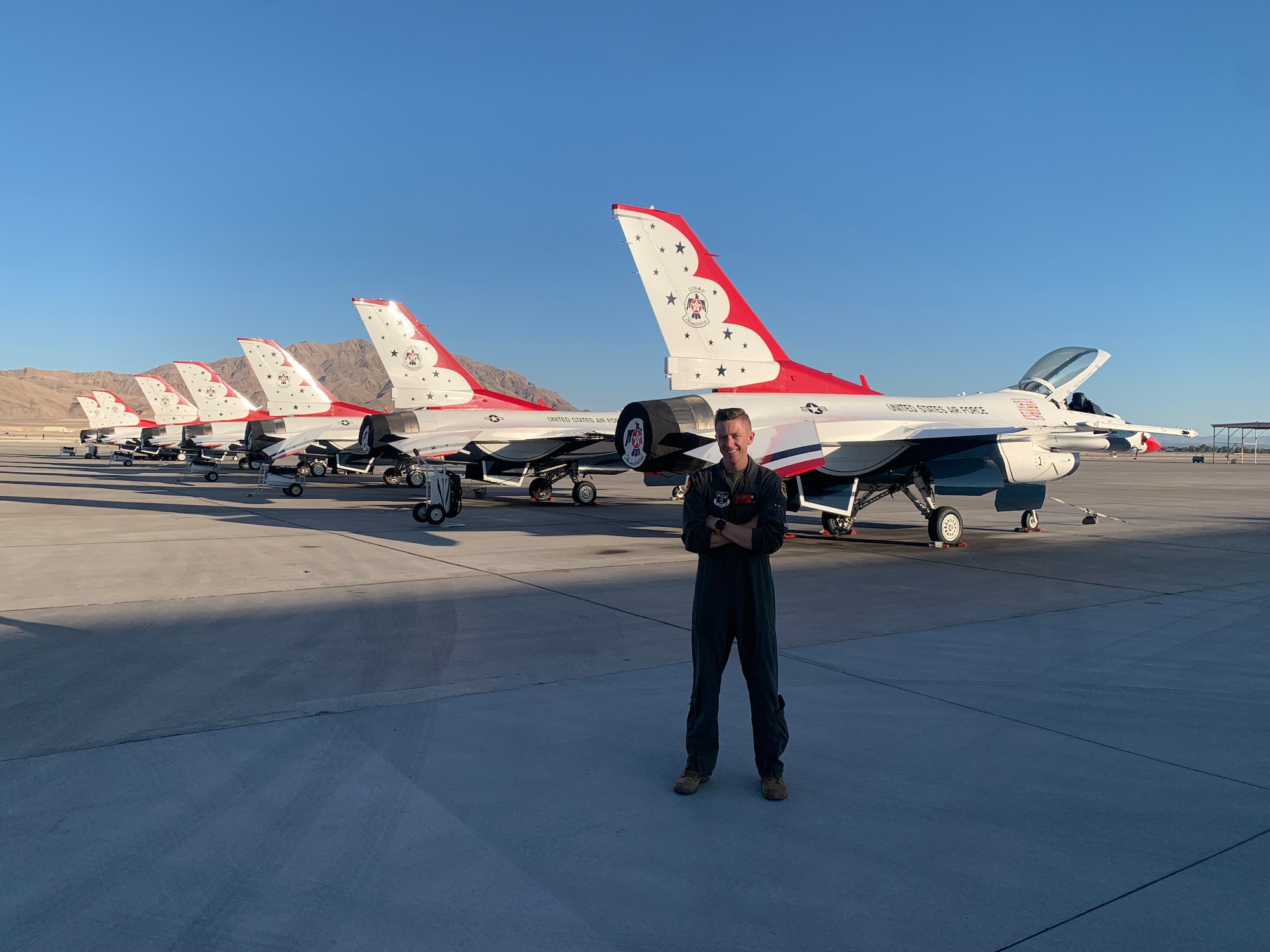 pilot with Thunderbirds