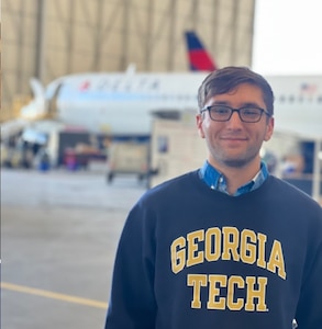 1st. Lt. Ryan Miller, an Education with Industry Fellow, working full-time for Delta TechOps. (Courtesy photo)