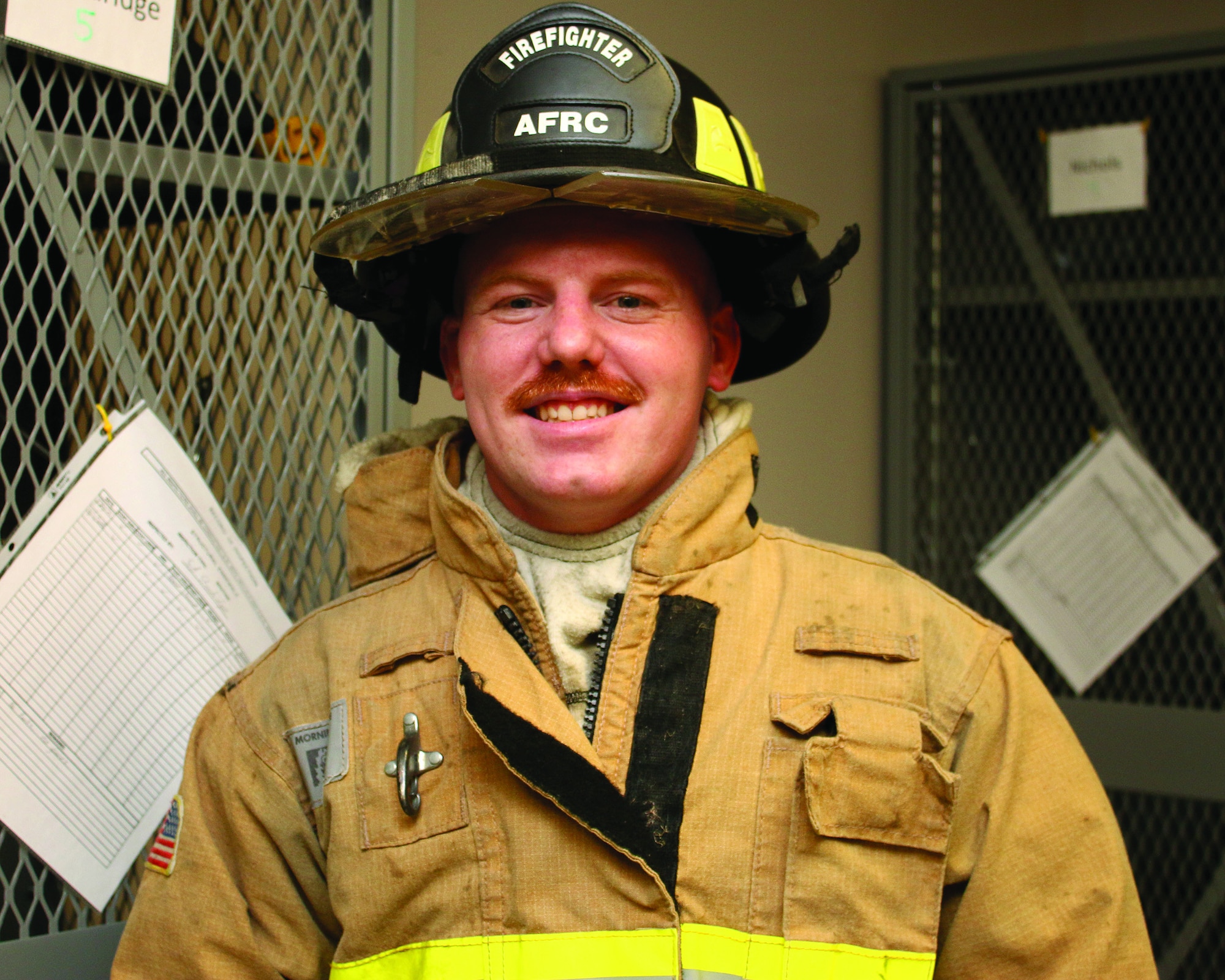 Senior Airman Zane Standridge, 445th Civil Engineer Squadron firefighter, is the 445th Airlift Wing June Spotlight Performer.