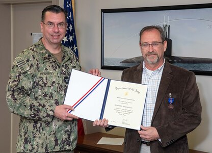 NUWC Division Newport scientist earns DON Meritorious Civilian Service Award