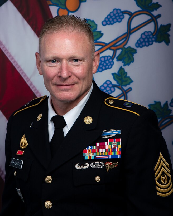 Command Photo of CSM Art Fredericks, State Senior Enlisted Leader for the Connecticut National Guard