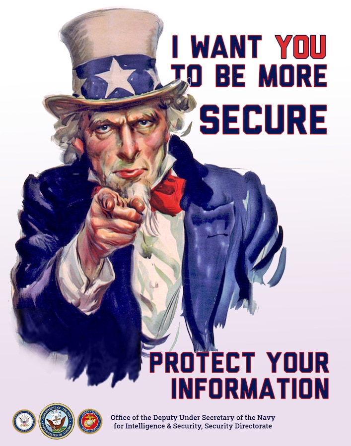 I Want You to Be More Secure Poster