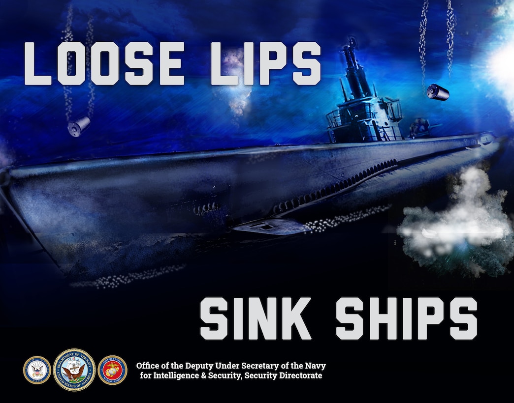 Loose Lips Sink Ships Poster