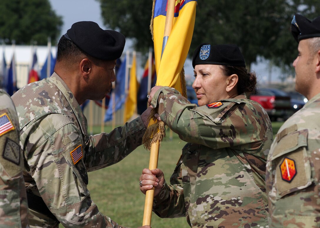 US Army’s only chemical brigade welcomes new commander during change of command