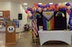 Col. Daniel Hoadley, 5th Bomb Wing commander, gives remarks at the LGBTQI+ Pride Month opening ceremony at Minot Air Force Base, North Dakota, June 1, 2023. The ceremony was held to commemorate the beginning of LGBTQI+ Pride Month. (U.S. Air Force photo by Airman 1st Class Kyle Wilson)